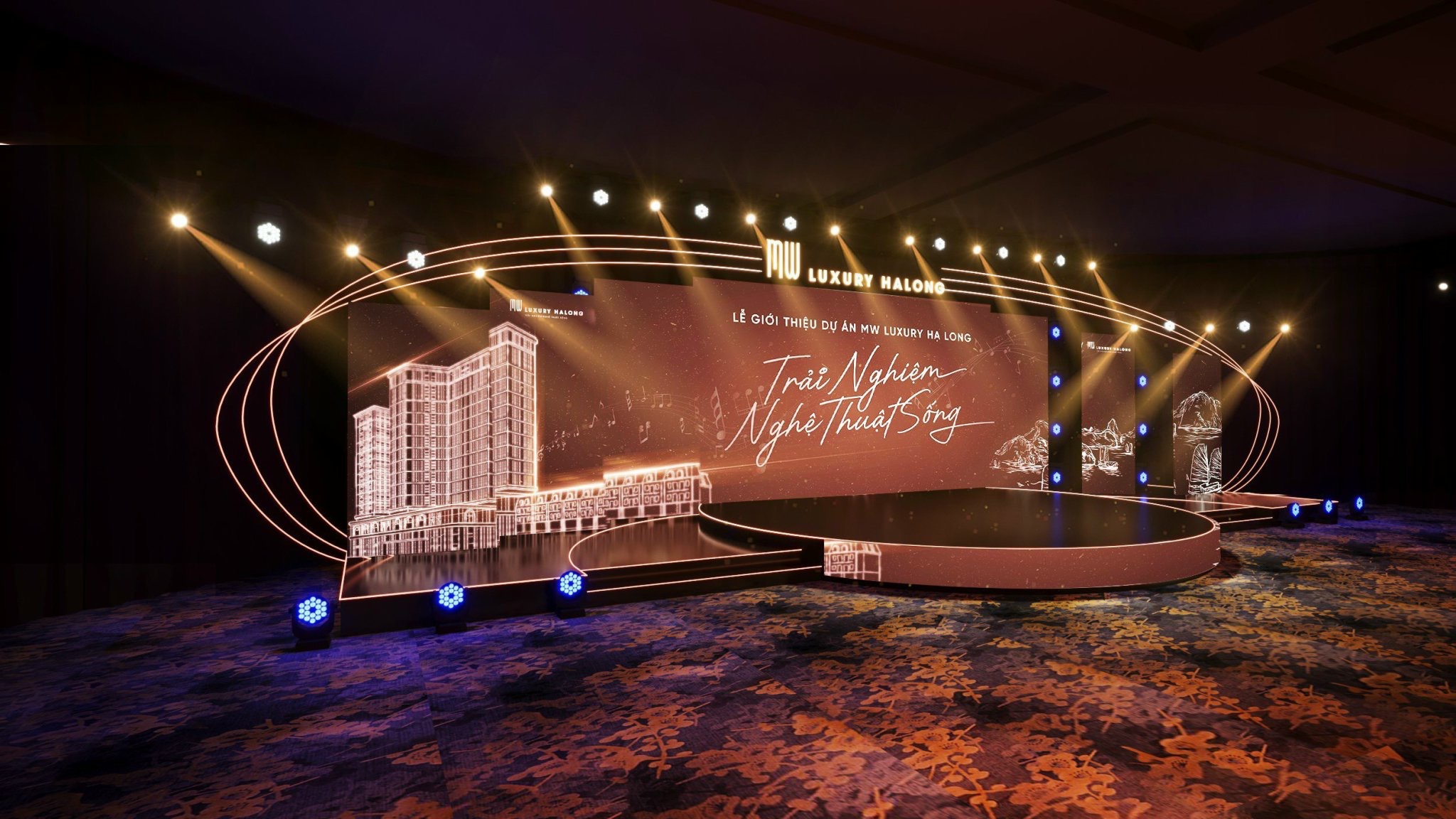 Time Garden — MW Luxury Hạ Long, design visualization.
